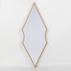 Wholesale Decorative Champagne Gold Metal Frame Circle Nordic Simplicity Dresser Bathroom Wall Mirror