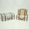 European Antique Suitcase Receives Suitcase Furniture Wooden Case 