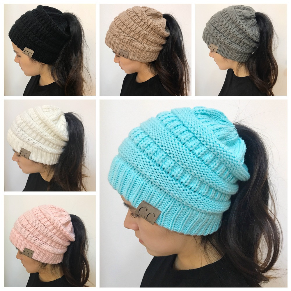 New Arrived High Quality Plain Color Unisex Wool Winter Warm Custom Knitted Beanie Hats 