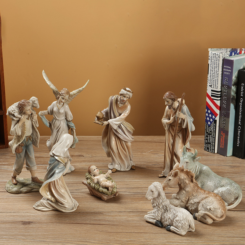 Holy Family Polyresin Nativity Sets Religious Figurines 
