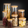 Eco Elegant Decorative Airtight Cylinder Glass Jar with Cork Lid 