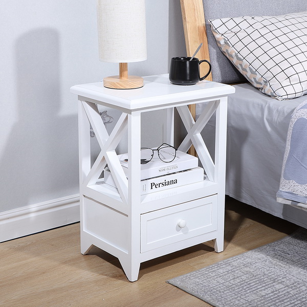 Made in China corner wooden storage cabinet with door and drawer