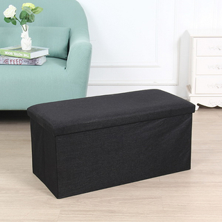 Colorful square wooden with PU leather/wool/linen fabric foot stool