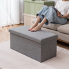 Living Room Multifunction Portable Folding Storage Ottoman for Shoes
