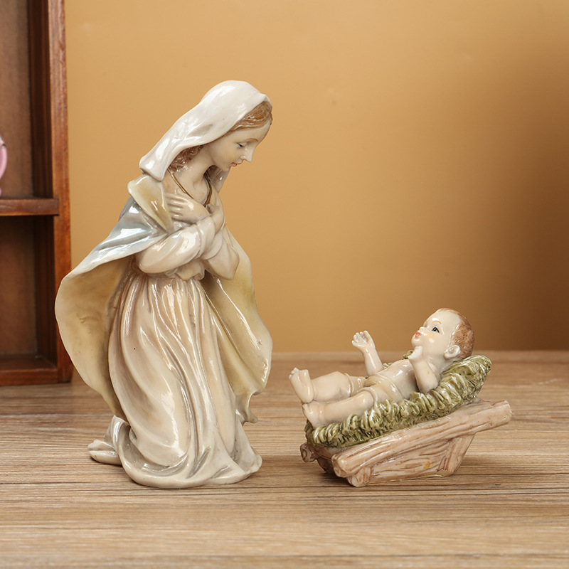 Holy Family Polyresin Nativity Sets Religious Figurines - Buy POLYRESIN