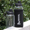 High Quality Customized Unisex Sports Clear 500ml Glass Water Bottle 