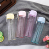 Peddy Heat-Resistant Glass Water Bottle Sports Bottle With Colorful Silicone Sleeve Custom Logo 