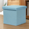 Colorful Pu Leather Folding Storage Ottoman/Moroccan Leather Pouf Ottoman