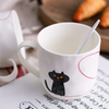 Cartoon new bone China lovers mug coffee cup cup water cup Nordic style Persian cat mug