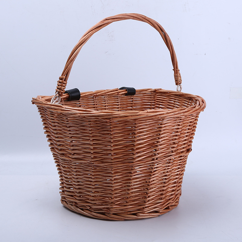 Eco-Friendly Willow Gift Storage Wicker Hamper Rattan Picnic Basket