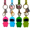 Custom 3d Soft Pvc Keychain Key Chain / Soft Rubber Keychains / Silicone Keyring 