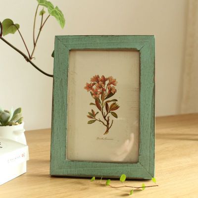 Customized Rustic Wall Picture Sets Antique Handmade Mini Black Funia Wooden Photo Frame